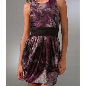 Alice & Olivia purple tulip dress 4